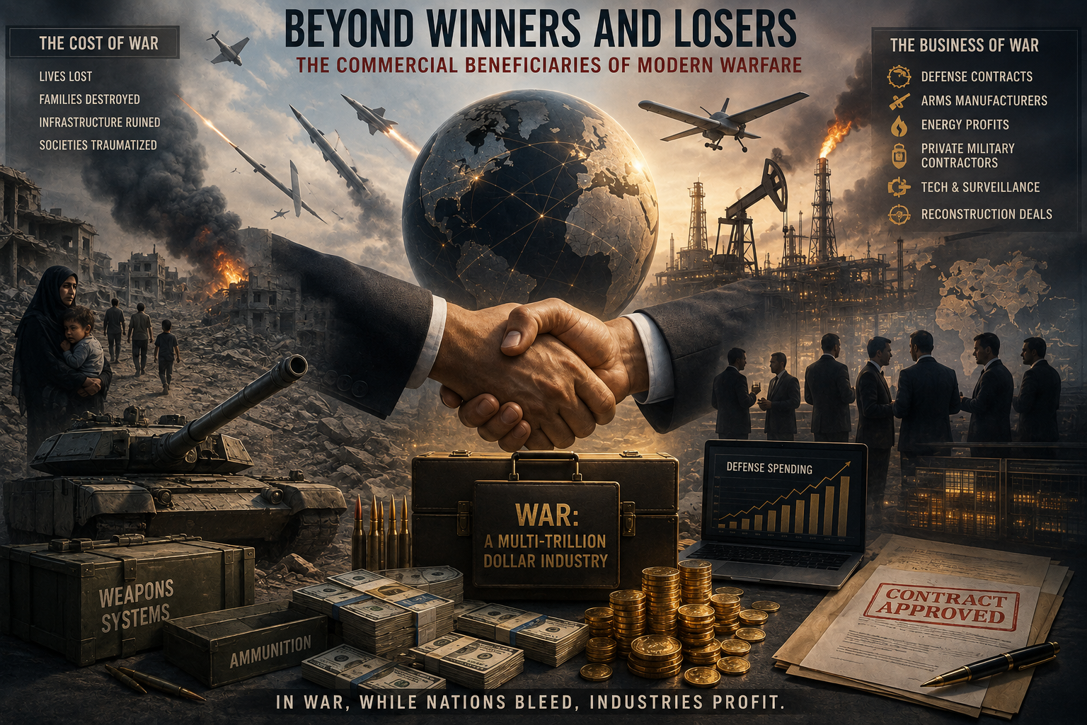 Beyond Winners And Losers: The Commercial Beneficiaries Of Modern Warfare